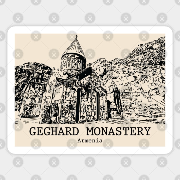 Geghard Monastery - Armenia Magnet by Lakeric